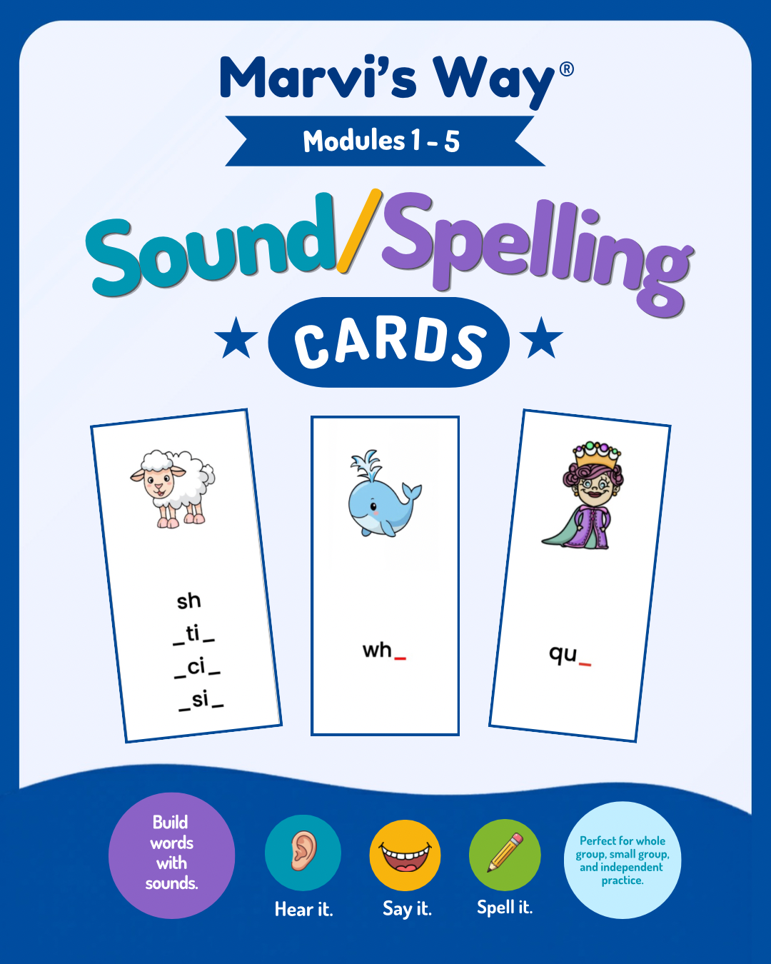 Modules 1-5 Sound/Spelling Cards