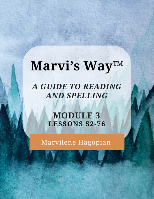 Catalog – Marvi's Way™: A Guide to Reading and Spelling