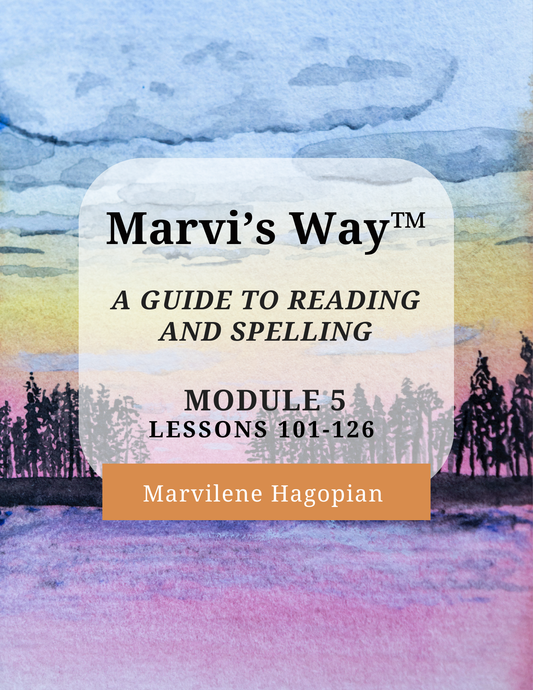 Catalog – Marvi's Way™: A Guide to Reading and Spelling